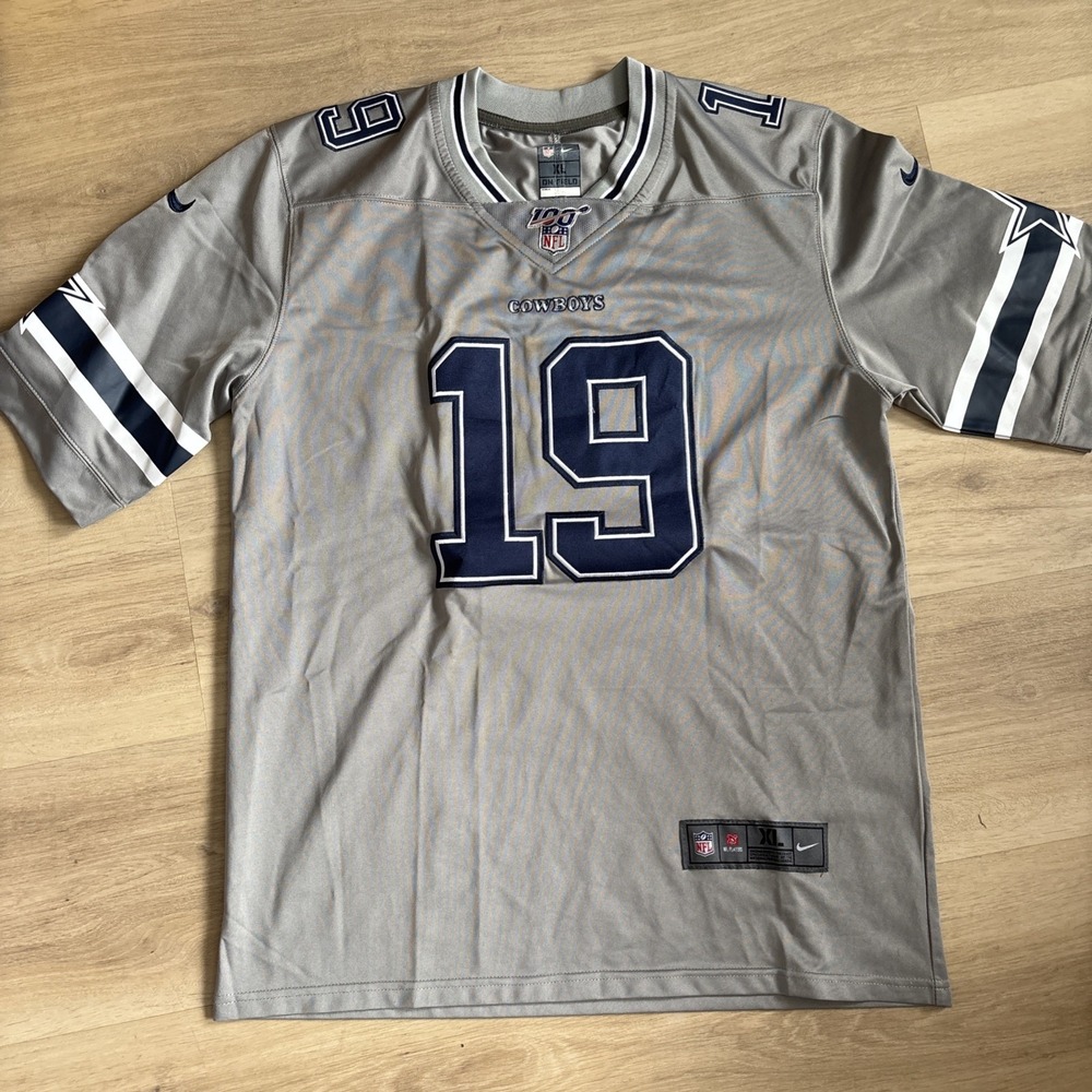 Nike Dallas Cowboys Amari Cooper #19 On Field Jersey Men's XLarge Gray NFL